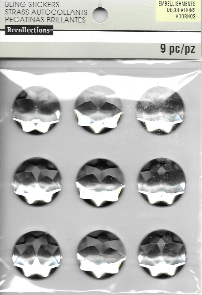 GEMAS Brillantes Estrás Cristal Transparente Diamante Anillo Recuerdos Pegatinas Artesanía Foto 1 de 1