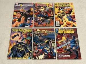 ¡¡¡LOTE CROSSOVER MARVEL/DC!!! JLA AVENGERS HULK VS SUPERMAN SPIDER-MAN BATMAN - Imagen 1 de 4
