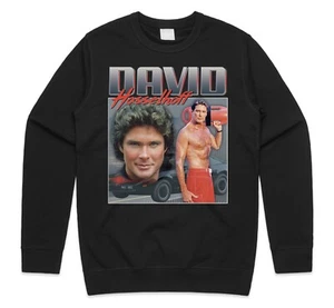David Hasselhoff Homenaje Jumper Sudadera Años 80 Caballero Jinete TV Icono Papá Mamá Regalo - Imagen 1 de 6
