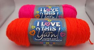 I Love This Cotton! Yarn 352 Strawberry Violet Type 4 Medium 153 Yards New