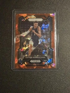 2024 Panini Prizm Draft Picks #99 Victor Wembanyama Prizms Red Ice - Foto 1 di 2