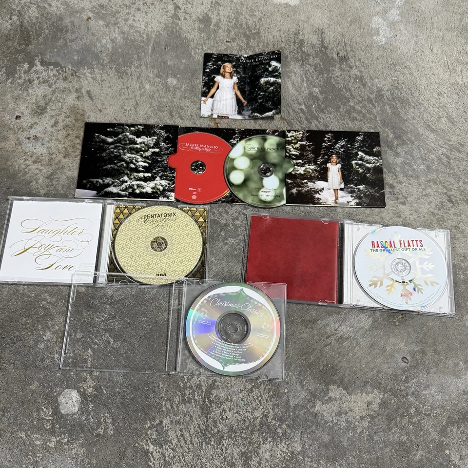 Christmas Music CD Lot Jackie Evancho CD+DVD Pentatonix Rascal Flatts Holiday Foto 1 de 4