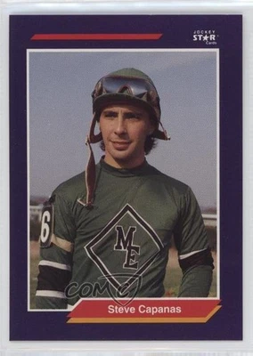 Tarjetas estrella de jinete Horse Star Jockey 1992 Steve Capanas #42 Foto 1 de 2