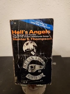 Hells Angels by Hunter S Thompson Paperback First Printing 1967 READ - Picture 1 of 6