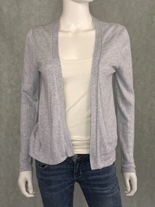 Old Navy Womens Size Medium Blue Open Front Lightweight Cardigan Long Sleeves - Picture 1 of 10