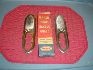 NOS MOPAR ACCESSORY 1953 PLYMOUTH DODGE HANDLE GUARDS CAMBRIDGE CORONET MEADOWBK - Picture 1 of 1