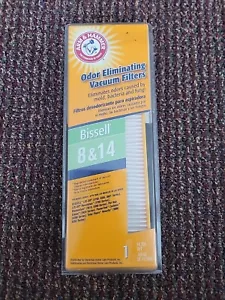 Arm & Hammer Bissell 8 & 14 Vacuum Filter Fragrance Free Odor Eliminating 62648B - Picture 1 of 2