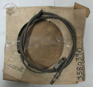 Mopar NOS 1975 Plymouth Valiant Dodge Dart Front Parking Brake Cable ALL 3580390 - Picture 1 of 1