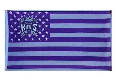 Sacramento Kings Flag Banner 2x3,3x5,4x6ft Polyester Basketball Champions 012 Cover