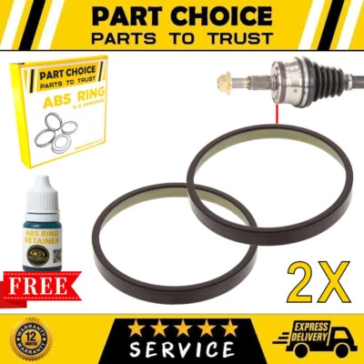 2X REAR ABS MAGNETIC PICKUP TONE RING Fits CHRYSLER 300C 2004-2012 - Image 1 of 4