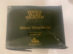 Dept. 56 Heritage Dickens Village Series "The Grapes Inn" Christmas W/Box - Picture 1 of 2