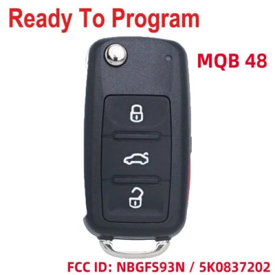 Llave remota inteligente Prox para Volkswagen Jetta Passat 2012-2019 NBGFS93N 5K0837202BP Foto 1 de 4