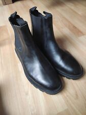 Zara Herren Stiefel,  Boots, Größe 44, schwarz Leder, wie neu
