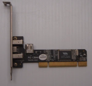 PCI to 3-port 1394A Firewire Riser Card (standard profile) - Picture 1 of 6