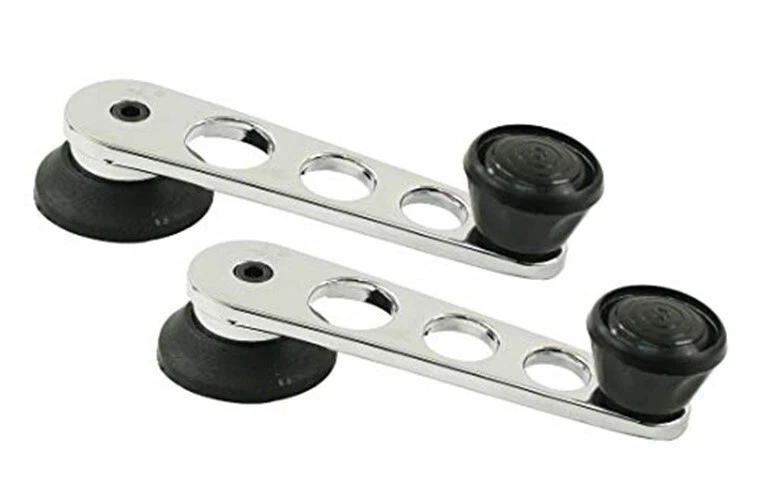 JUEGO DE BIELAS DE VENTANA CROMADAS DE ALTA RESISTENCIA VW BEETLE 1968-1979 BOBINADORA IZQUIERDA Y DERECHA Foto 1 de 1