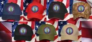 ARMY NATIONAL GUARD HAT PATCH CAP US ARMY NAVY AIR FORCE MARINES MINUTMAN ANG  - Picture 1 of 27