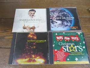 4 CDS Andrea Bocelli PEACE ON EARTH TOYS FOR TOTS CHRISTMAS MANNHEIM STEAMROLLER - Foto 1 di 7
