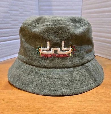 dnb Allstars Portugal Suede Bucket Hat Embroidered Music Festival Hippy  - Image 1 of 4