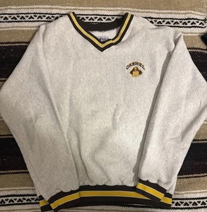 Vintage Neff Men's L Gray Cotton Pullover Sweatshirt Greenville Ohio USA Made - Picture 1 of 5