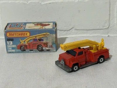 Matchbox Superfast Lesney #13 Snorkel Fire Engine Truck Minty with Original Box - Image 1 of 4