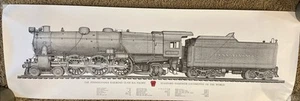 Steam Locomotive Train Print B&W 1974 Hall Of Steam PRR K.4.s Pennsylvania RR - Picture 1 of 22