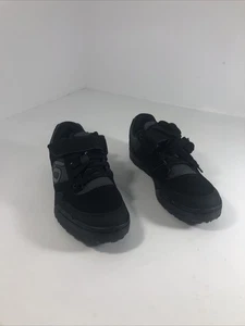 Zapato de bicicleta de montaña Five Ten Maltese Falcon negro para mujer cuero sigiloso talla 7,5 - Imagen 1 de 10