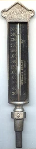 Bessemer MI Graham & Pecard Auto Sales 1916-1924 Thermometer  See Scans & Descri - Picture 1 of 3