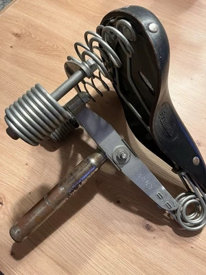 Primus Dicker Leder Fahrradsattel Braun Made in Holland 8903 Leder von Lepper - Bild 1 von 4