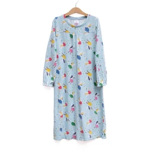 Mini Boden Girls 8-9 Nightgown Blue Fairy Print Long Sleeve 134cm Sleepwear - Picture 1 of 7