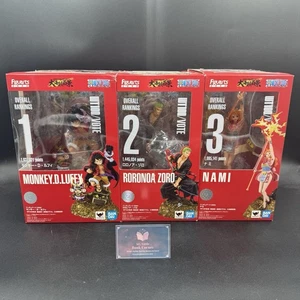 Juego de figuras conmemorativas Tamashi Nations One Piece Luffy Nami Zoro WT100 - Imagen 1 de 24