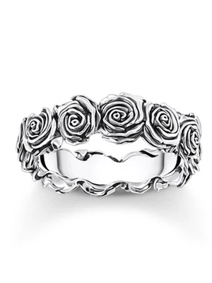 Thomas Sabo TR2488-637-21-58 Anello d'argento con Rosen Signore - Immagine 1 di 2