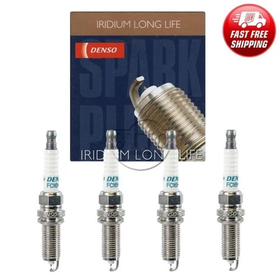 Genuine DENSO Iridium Long Life Spark Plug 4PCS for Toyota Corolla Prius L4 - Image 1 of 4