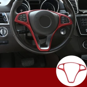 Car Steering Wheel Frame Cover Trim For Mercedes-Benz C-Class GLA CLA GLS CLS - Bild 1 von 12
