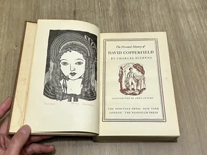 *Signed by John Austen** Personal History of David Copperfield 1935 HC/Vintage - Bild 1 von 9
