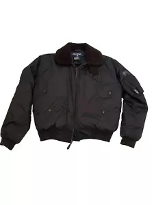 POLO SPORT RALPH LAUREN Giacca da volo aviatore nero shearling collo agnello - Foto 1 di 6