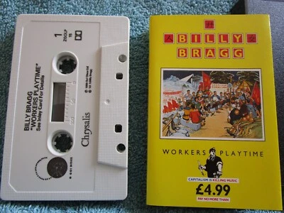 Billy Bragg – Workers Playtime Go! Discs – ZGOLP 15 Tape Cassette Album - Image 1 of 4