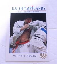 1992 Impel U.S. Olympic Hopefuls Multi-Sport Card #52 Michael Swain Judo