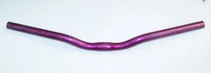 STEEL PURPLE SWIRL FLAT MOUNTAIN BICYCLE HANDLEBARS BIKE PARTS 39 - Picture 1 of 2