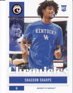 2022 Panini Chronicles Draft Picks #10 Shaedon Sharpe Kentucky Wildcats - Picture 1 of 2
