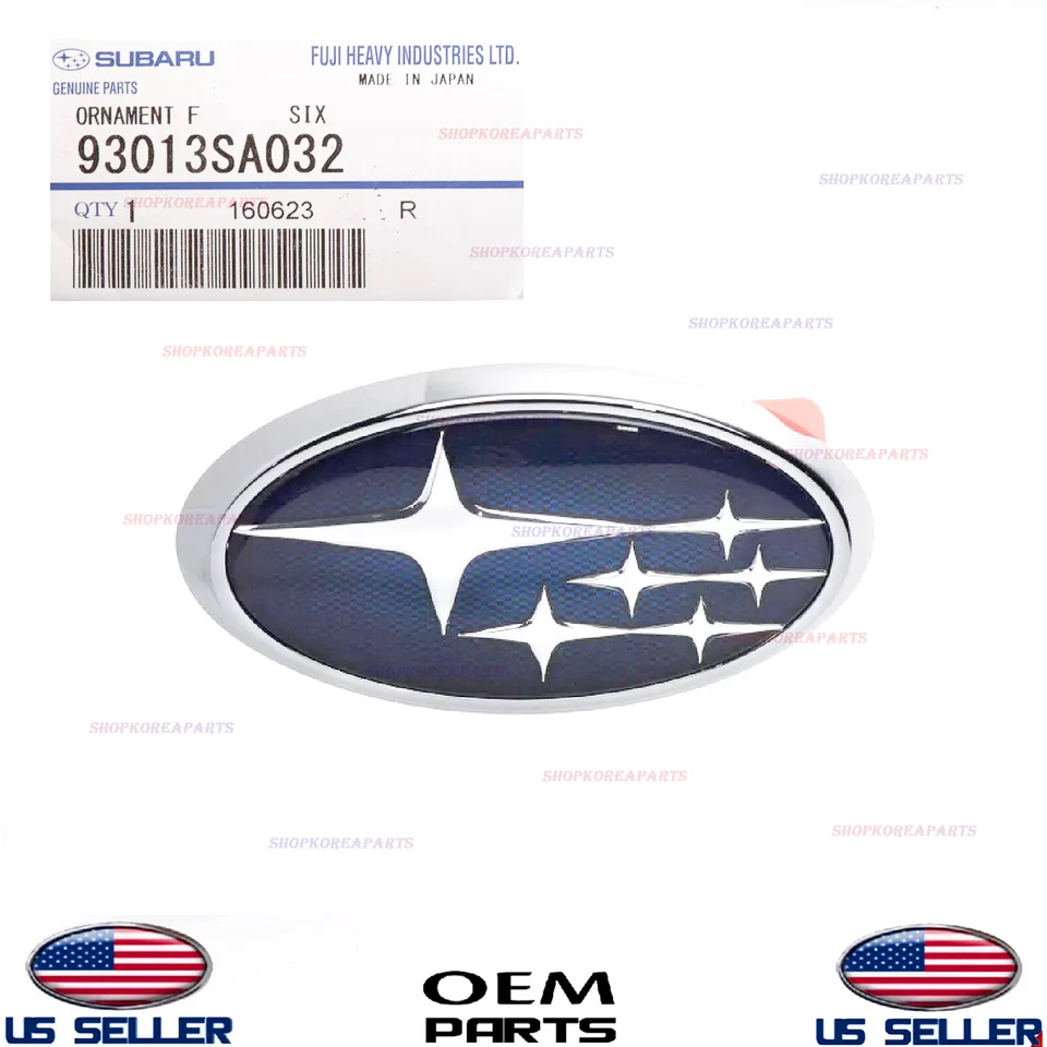 Logotipo emblema parrilla delantera original ⭐OEM⭐ Subaru *Ver compatibilidad 93013SA032 Foto 1 de 1