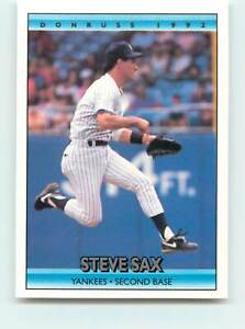1992 Donruss #729 Steve Sax  New York Yankees