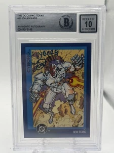 Joivan Wade signed 1993 DC Cosmic Teams #61 BGS 10 Autogramm - Bild 1 von 2
