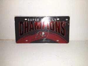 Tampa Bay Buccaneers NFL Super Bowl Champions Laser Tag License Plate - Picture 1 of 3