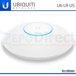 Punto de acceso de largo alcance Ubiquiti UniFi WiFi 6, PoE, U6-LR-EE. UU. - Imagen 1 de 6