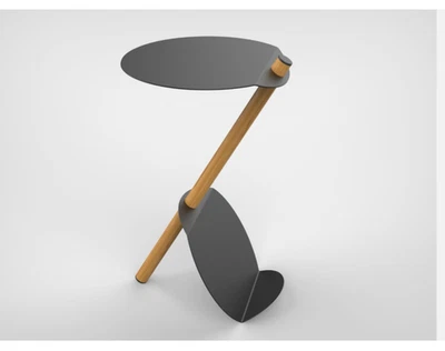 Kourtney Pedestal End-Table with Storage - Image 1 of 4