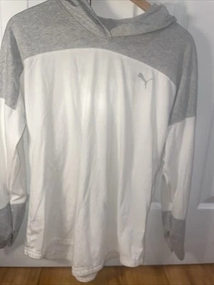 Puma Blanco/Gris Manga Larga Con Capucha Talla XL Foto 1 de 4