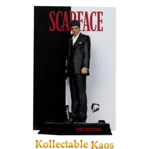 Scarface - Tony Montana Movie Maniacs 6" Scale PVC Posed Figure - Foto 1 di 6