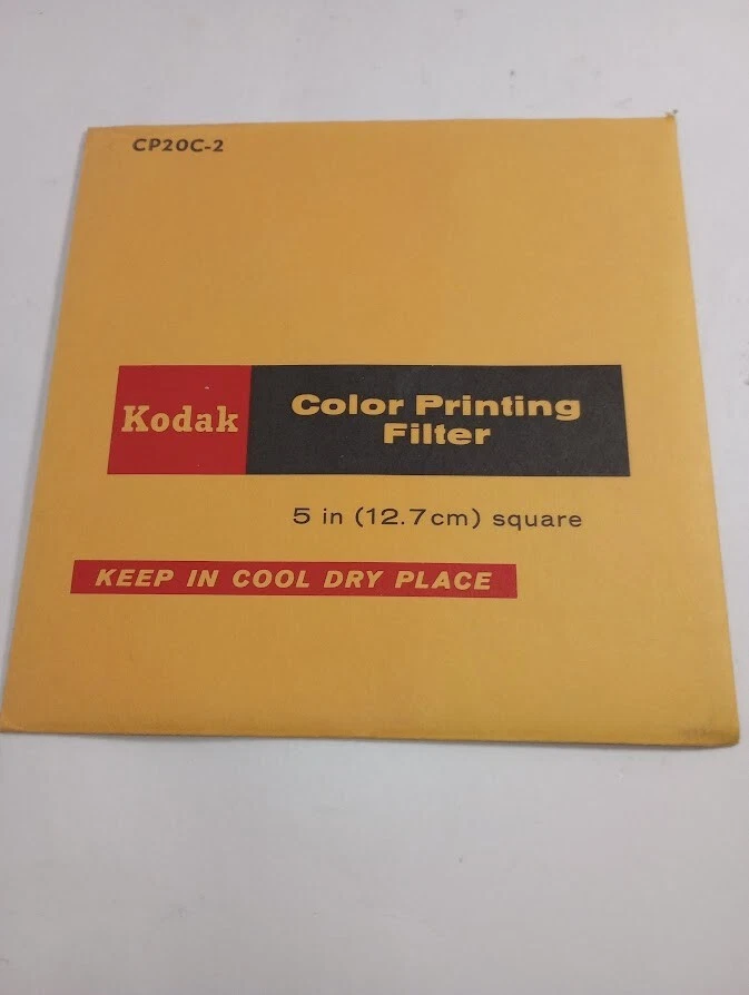 Kodak CP05C-2 Color Printing Gelatin Filter - 5" Square  - New - Sealed - Image 1 of 2