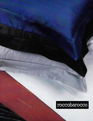 Completo Lenzuola in Raso di Cotone. ROCCOBAROCCO, ISIS. Matrimoniale, 2 Piazze. - Immagine 1 di 4