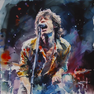 SATISFACTION Top Quality Art Print Avail. 8X10" or 11X17" MICK JAGGER - Picture 1 of 1
